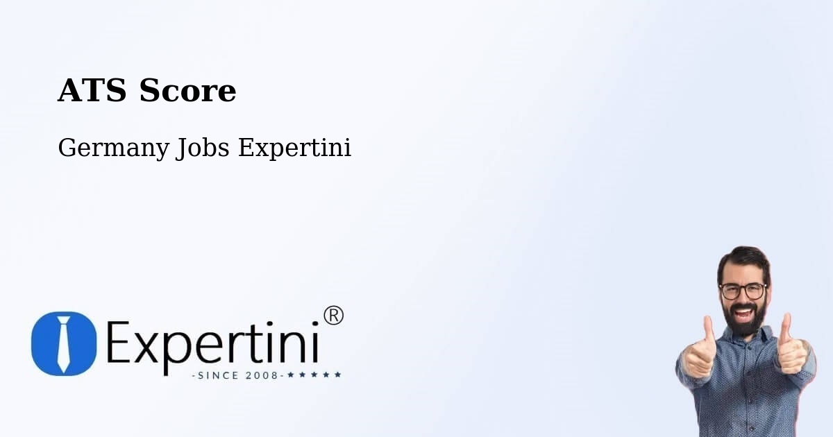 Resume ATS Score & Job Description Match Tool – Altrip - Germany Jobs Expertini