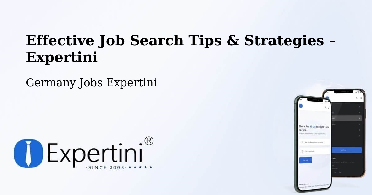 Job Search Tips & Strategies for Job Seekers – Altrip - Altrip, Germany Jobs Expertini